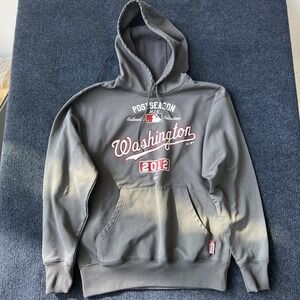 Washington Nationals Hoodie Mens Medium MLB Baseball Postseason 2012 Therma Base